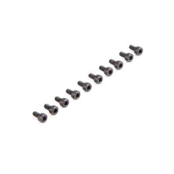 Losi Cap Head Screws, M3x6mm (10)