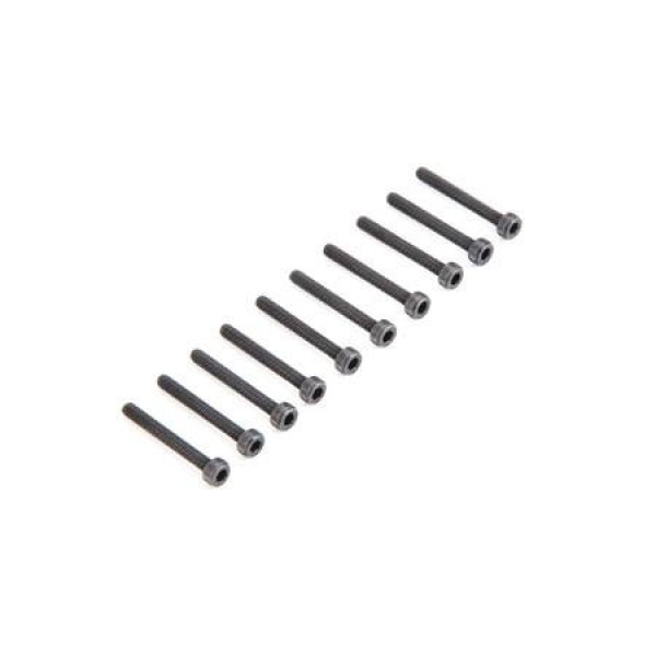 Losi Cap Head Screws, M3x30mm (10)