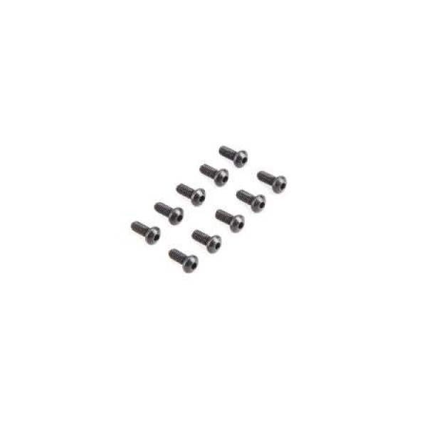 Losi Button Head Screws, M2.5x6mm (10)