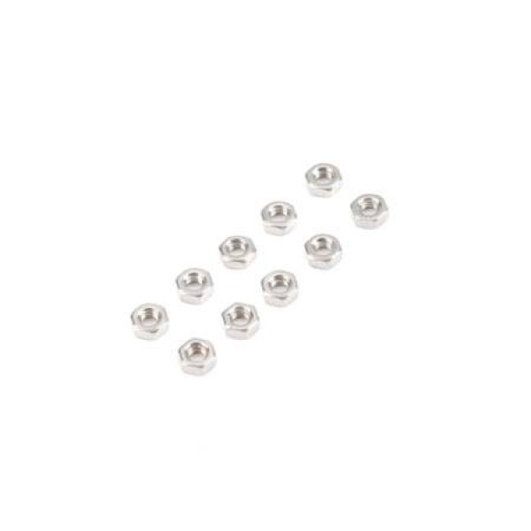 Losi Flat Nuts, M3x0.5x5mm (10)