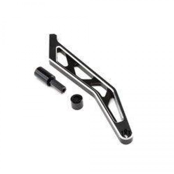 Losi Aluminum Chassis Brace, Rear, Black (MTXL)