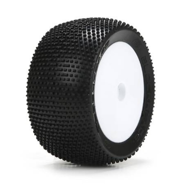 Losi Blockhead Tires, Mounted (Mini 8T) (2)