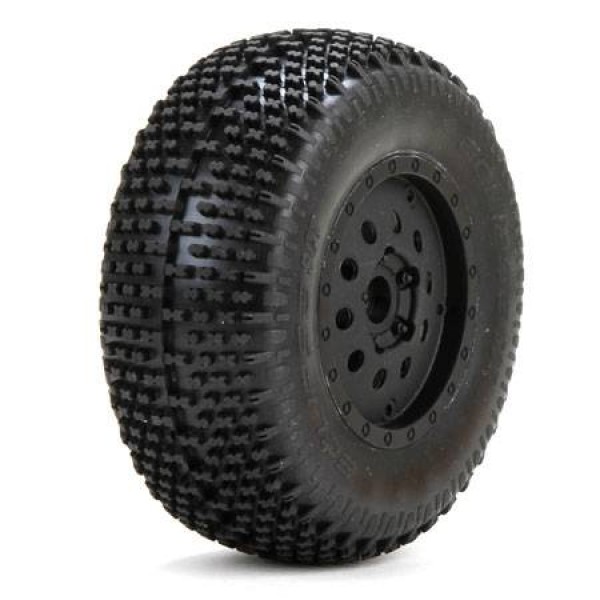 Losi Front Premount Eclipse Tire/Wheel (XXX-SCT) (2)