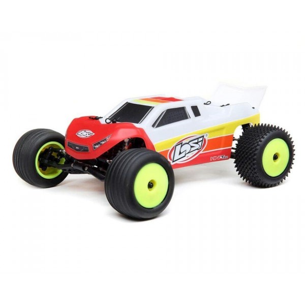 Losi Mini-T 2.0 1/18 RTR Brushless 2WD Stadium Truck, Red