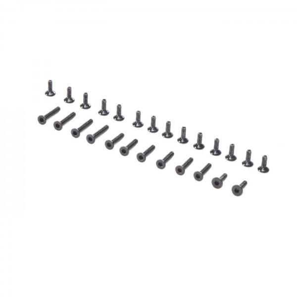 Losi Screw Set, Flat Head (Mini-T 2.0)