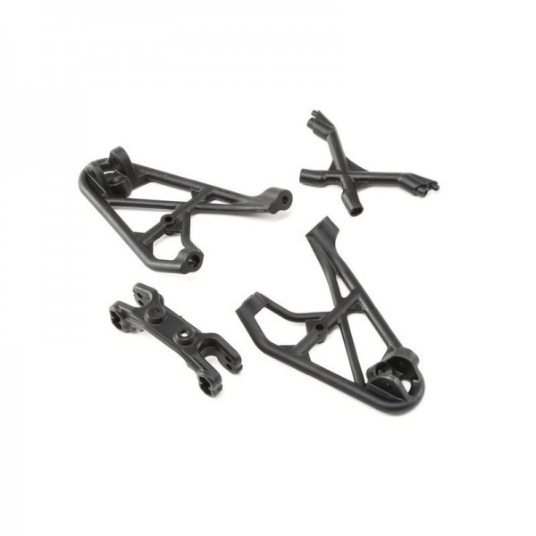 Losi Front Shock Tower Brace, Camber Link Mount: Rock Rey