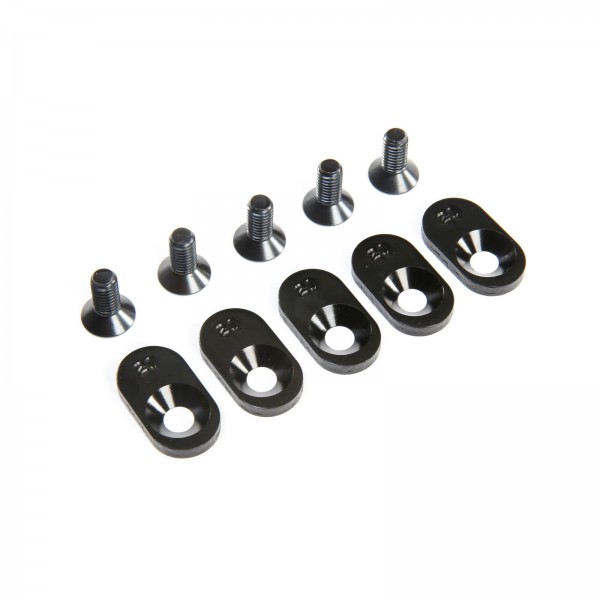 Losi 21T 5ive-T 2.0 Engine Mount Insert and Screws, Black (5)