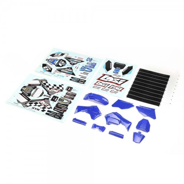 Losi Blue Plastics with Wraps Promoto-MX