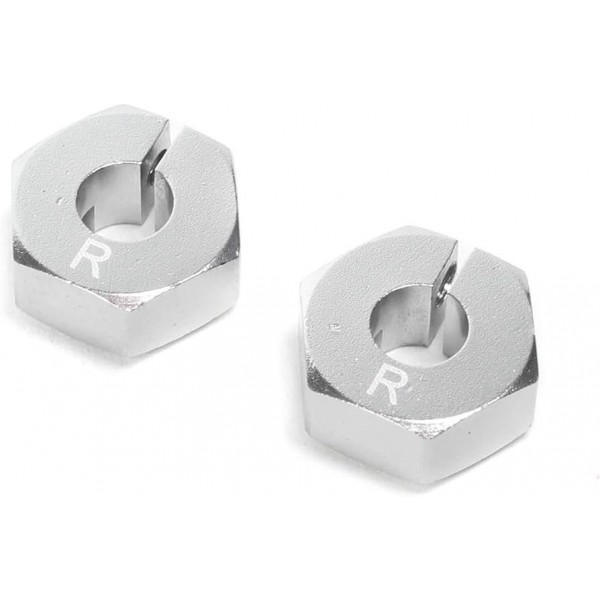 Losi Clamping Rear Wheel Hexes, Aluminum: 22S