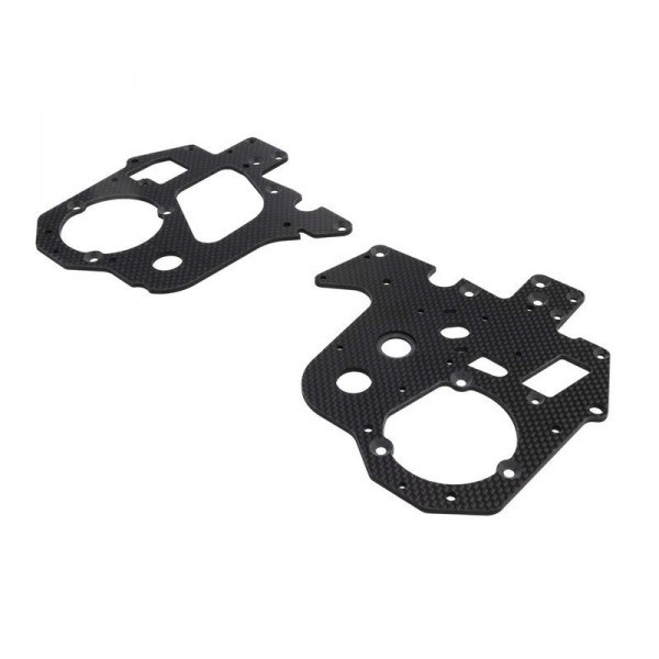 Losi Carbon Chassis Plate Set: PM-MX