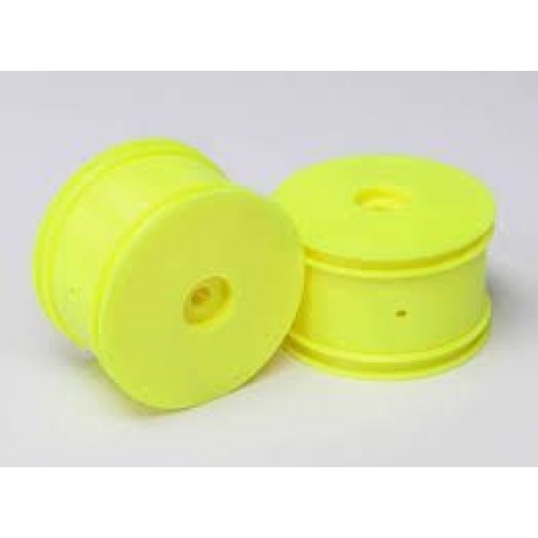 Losi Mini-B Rear Wheel, Yellow (2)