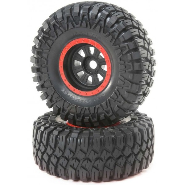 Losi MaxxisCreepyCrawlerLT,Black,Mntd(2): SuperRockRey