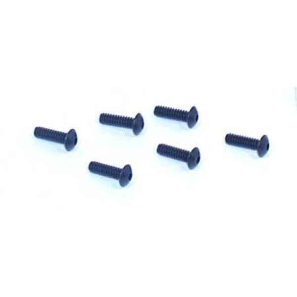 Losi Button Head Screws, 4-40x3/8" (6)