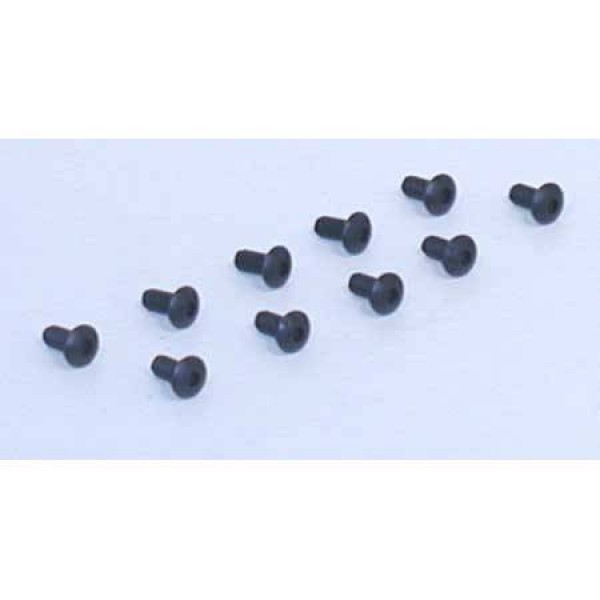 Losi Button Head Screws, 4-40x1/4" (10)