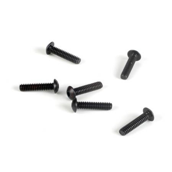 Losi Button Head Screws, 4-40x1/2" (6)