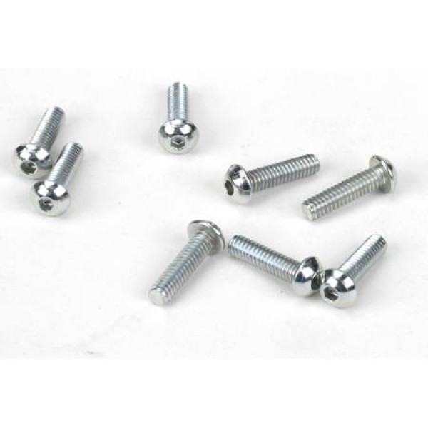 Losi Button Head Screws, 5-40x1/2" (8)