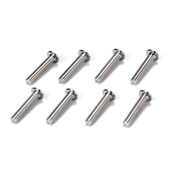 Losi Button Head Screws, 5-40x5/8" (8)