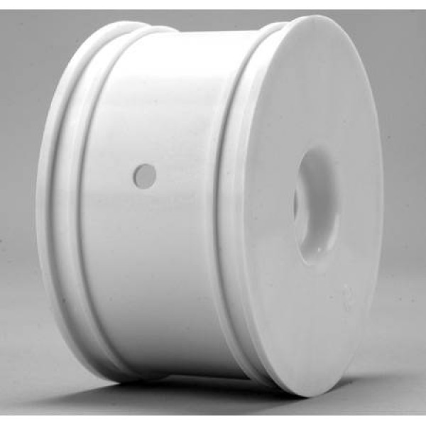 Losi Truggy Wheels with 0 Offset, For 8T 2.0 White (4)
