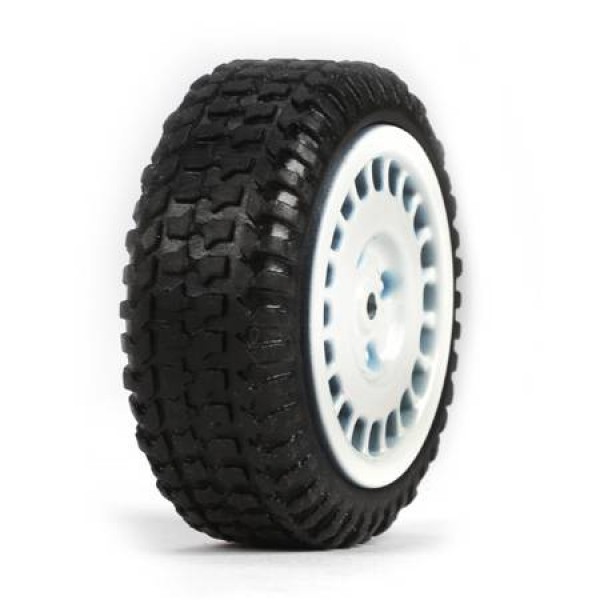 Tires,Mnt, White(4): Micro Rall