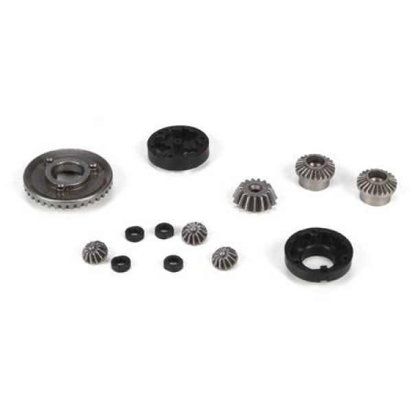Losi Front/Rear Differential Gear, Housing & Spacer Set (Mini 8IGHT)