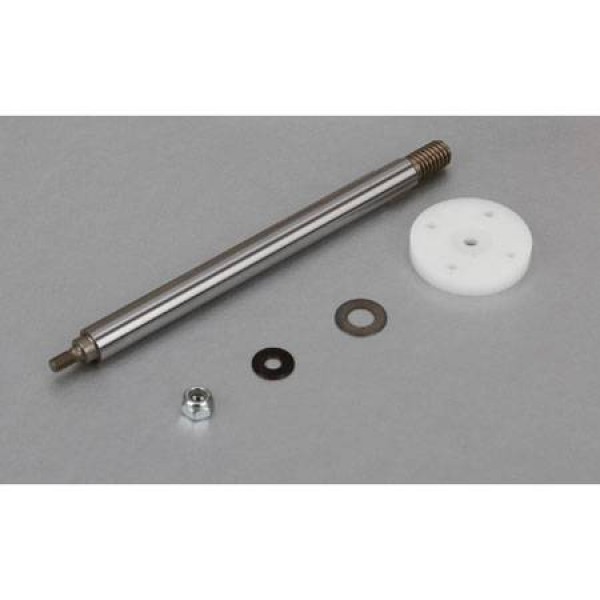 Losi Nutted Shock Shaft & Piston Kit, Rear (5IVE-T/MINI WRC)