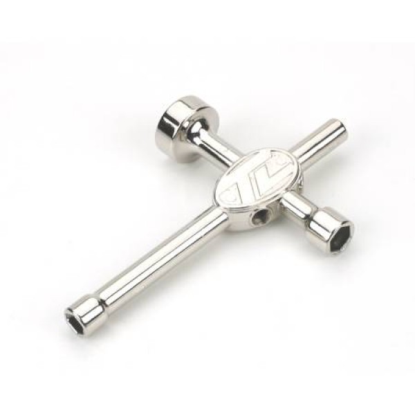 Losi 4-Way Wrench Steel (17/10/ 8mm, 1/4") (LST2/XXL/2)