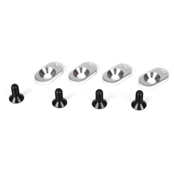 Losi Engine Mount Inserts & Screws, 19T (5IVE-T/MINI WRC) (4)
