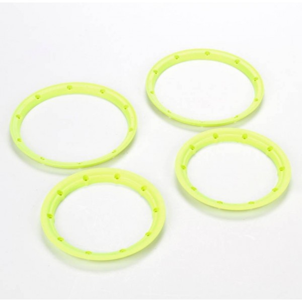 Losi Beadlock Set, Inner and Outer, Yellow (5T) (2)
