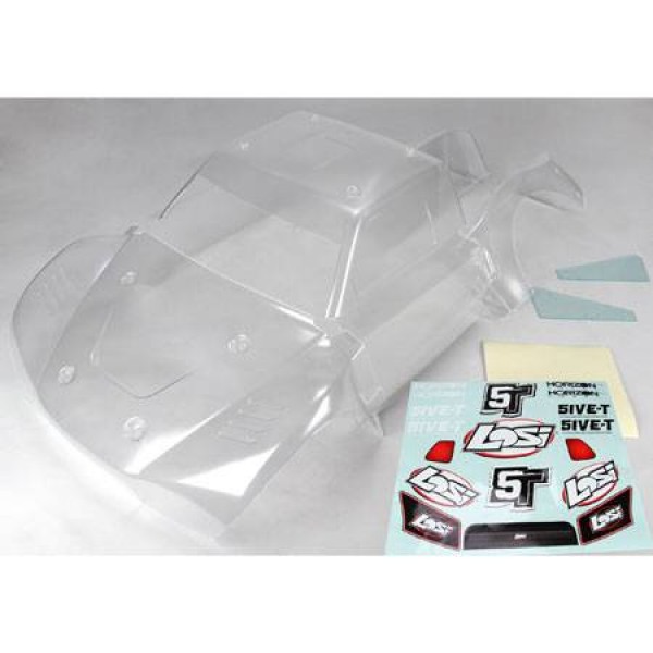 Losi Complete Body Set, Clear (5IVE-T)