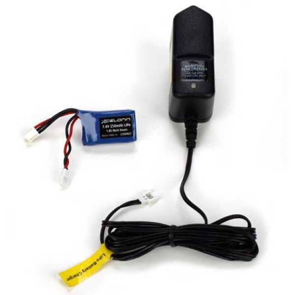 LiPo Chrgr&Batt250mAhCombo,Micr