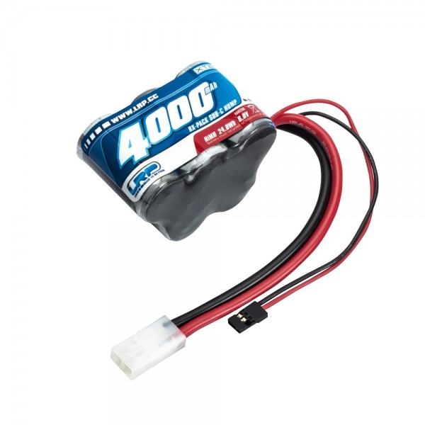 LRP Electronic XTEC 5-Cell 6.0V "Long Life" 1/5 NiMH Hump Receiver Pack (4000mAh)