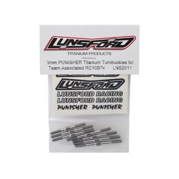 Lunsford Racing AE B74 "Punisher" Titanium Turnbuckles kit