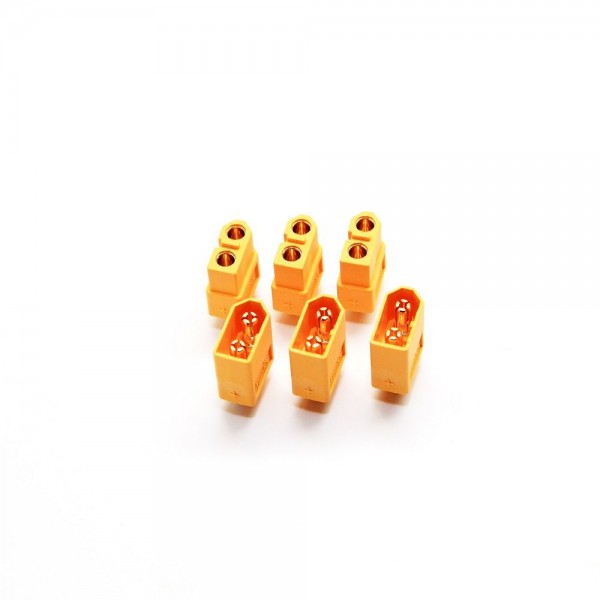 Maclan XT60 Connectors (3 Male & 3 Female)