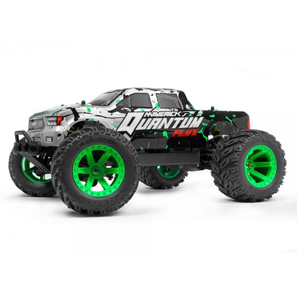 Maverick Quantum MT Flux Brushless 1/10 4WD RTR Monster Truck,  Silver