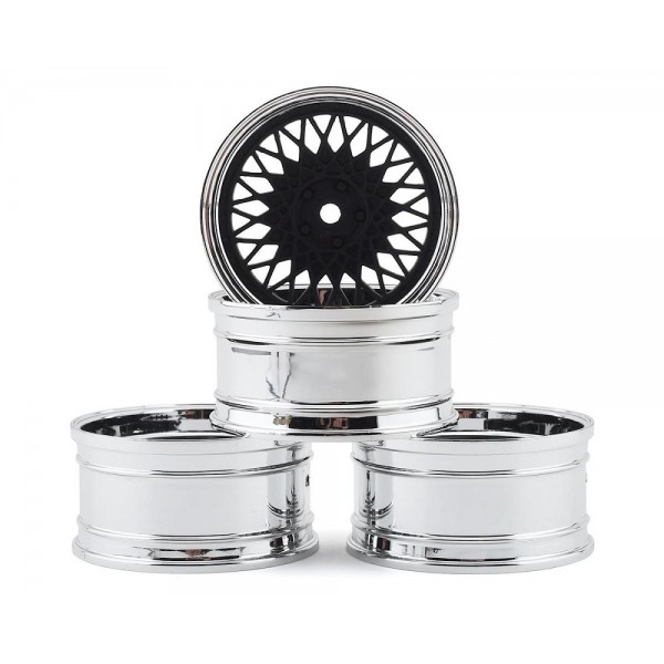 Max Speed Technologies 501 Wheel Set, Adj. Offset, Flat Black (4)