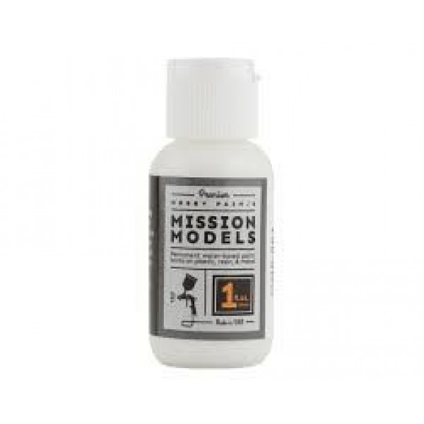 Mission Models White Acrylic Hobby Paint (1oz)