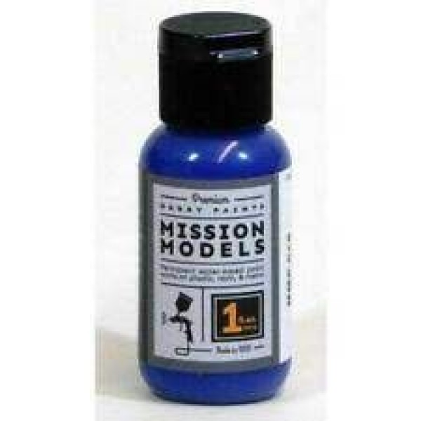 Mission Models Blue Acrylic Hobby Paint (1oz)