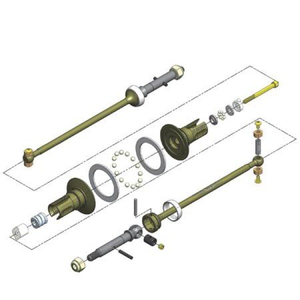13145 Pucks 17.5 Drive System TLR 22SCT