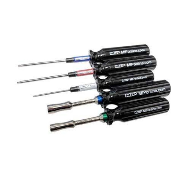 Black Hex & Nut Driver Wrench Bundle, Metric