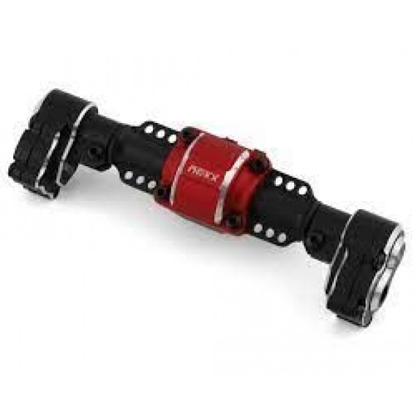 NEXX Racing FCX24 Aluminum Rear Portal Axle Housing (Black)