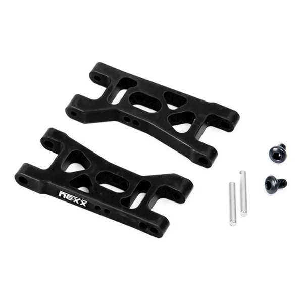 Nexx Racing Losi Micro-B Aluminum Front Suspension Arms, Black (2)