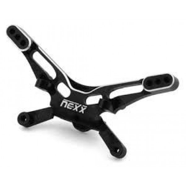 NEXX Racing Losi Micro-B 7075 Aluminium Rear Shock Tower (Black)