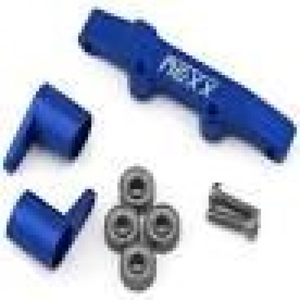 NEXX Racing Losi Micro-B Aluminum Steering Rack Set (Blue)