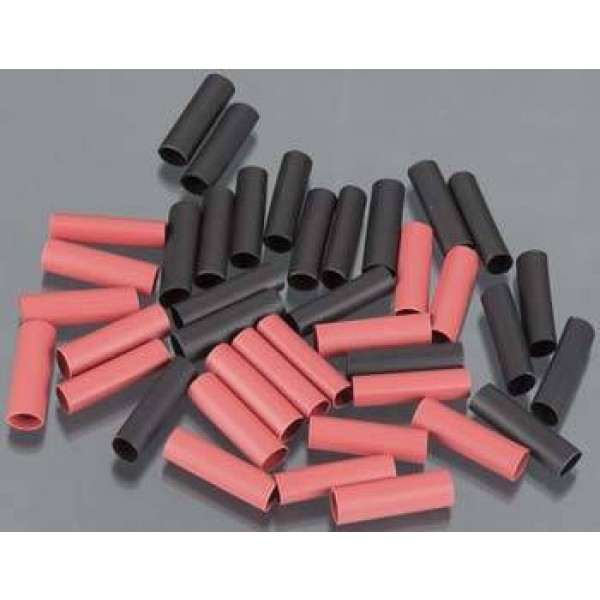 5852 Heat Shrink Tubing 1 Precut Black/Red (40)
