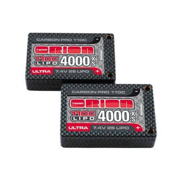 Orion 2S Saddle LiPo Battery, 4000mAh/110C/7.4v