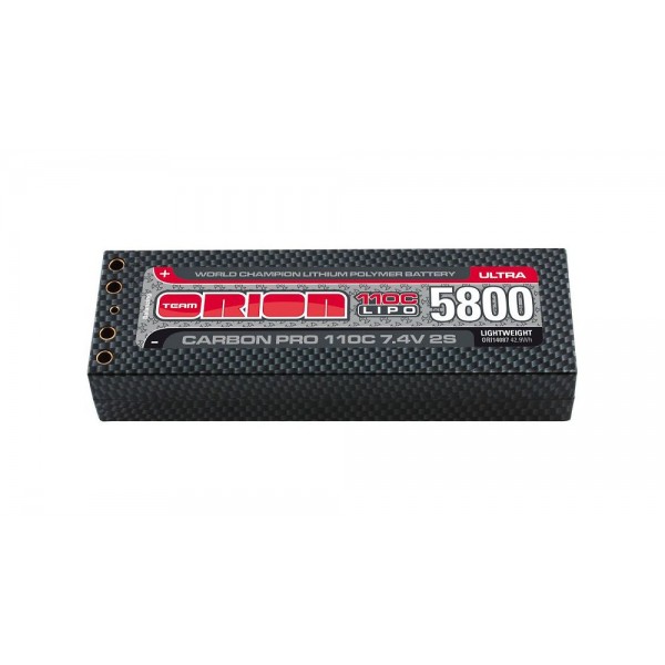 Orion Carbon Pro Ultra 7.4V 5800mAh 110C LW LiPo, Tubes (270g)