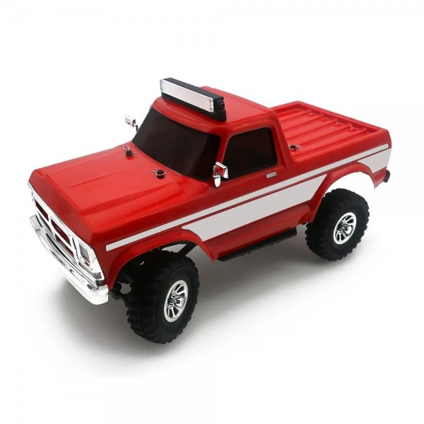 Panda Hobby 1/18 Tetra18 X2T RTR Mini Crawler, Red/White