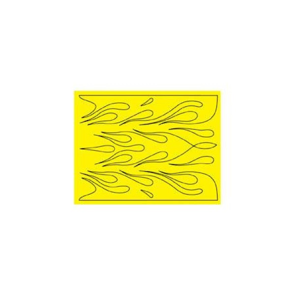 10667 Big Flames Paint Mask
