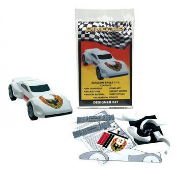 Pine-Car Designer Kit Screamin' Eagle
