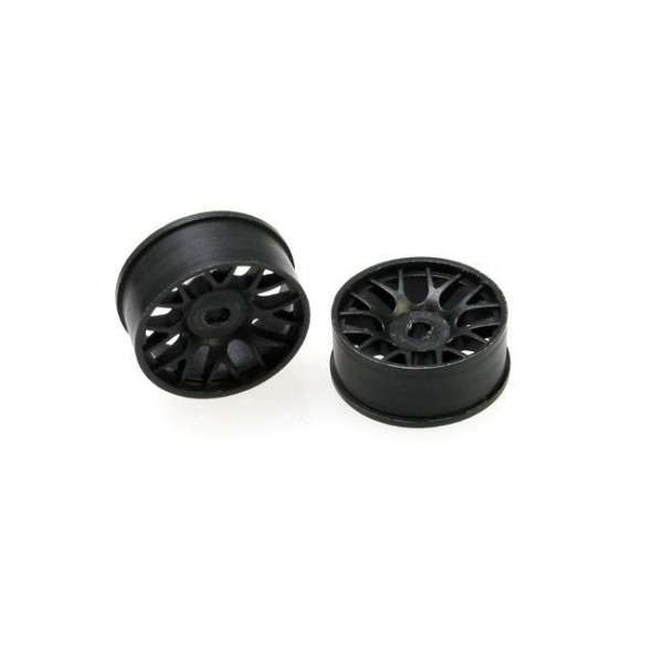 PN Racing Machine Cut BBS Front Wheels, F2, Black (2)
